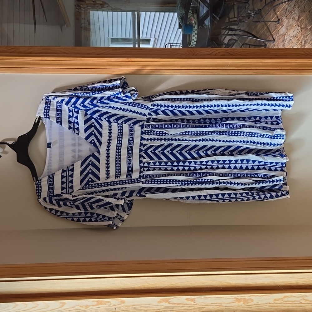 Old Navy Patterned Babydoll Dress